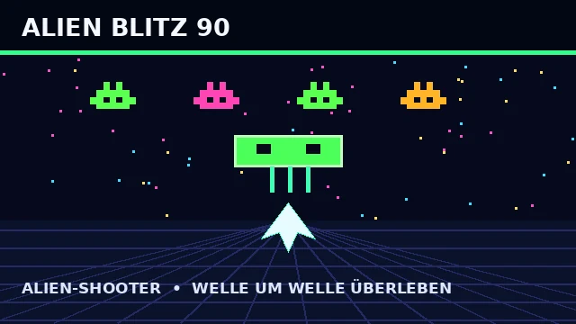 Pixel-Art-Vorschau: Alien Blitz 90