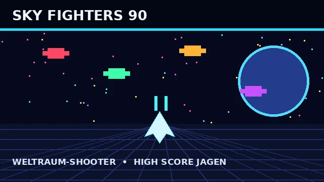 Pixel-Art-Vorschau: Sky Fighters 90