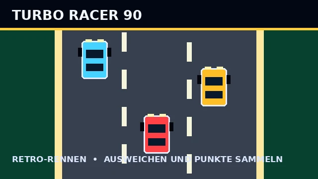 Pixel-Art-Vorschau: Turbo Racer 90