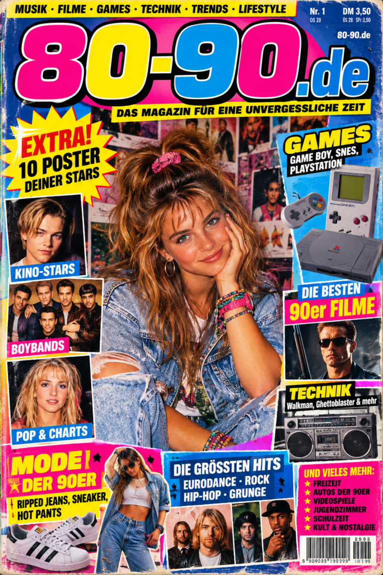 Jugendzimmer der 90er – Poster, Walkman, Game Boy und der ganz eigene Kosmos
