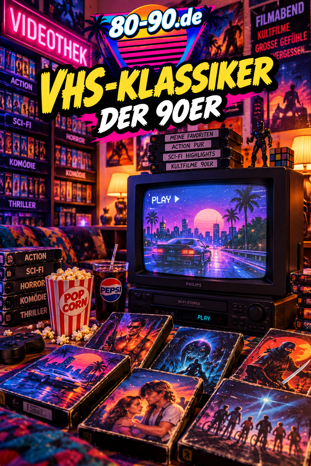80-90.de Magazinmotiv zu Kultfilmen der 80er und 90er