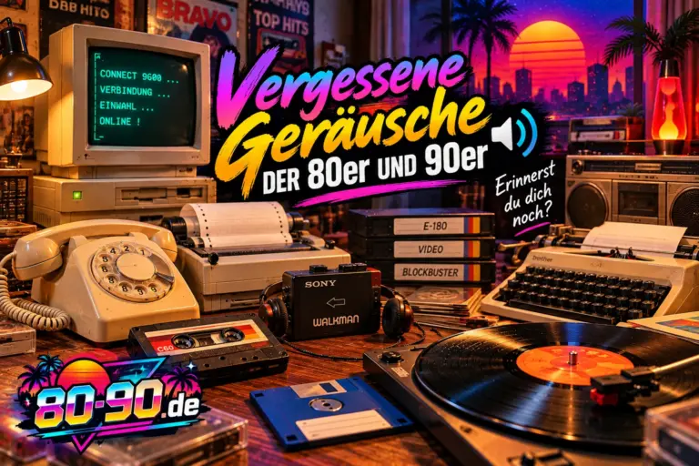 Vergessene Geräusche der 80er und 90er: Diese Klänge kennt fast jeder