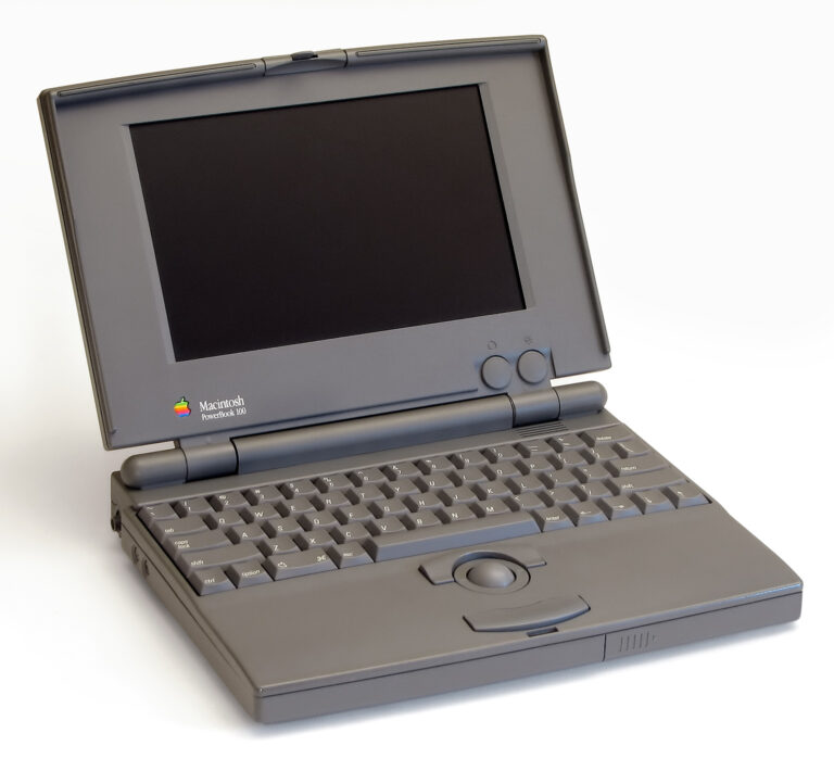 Apple PowerBook 100 von 1991.