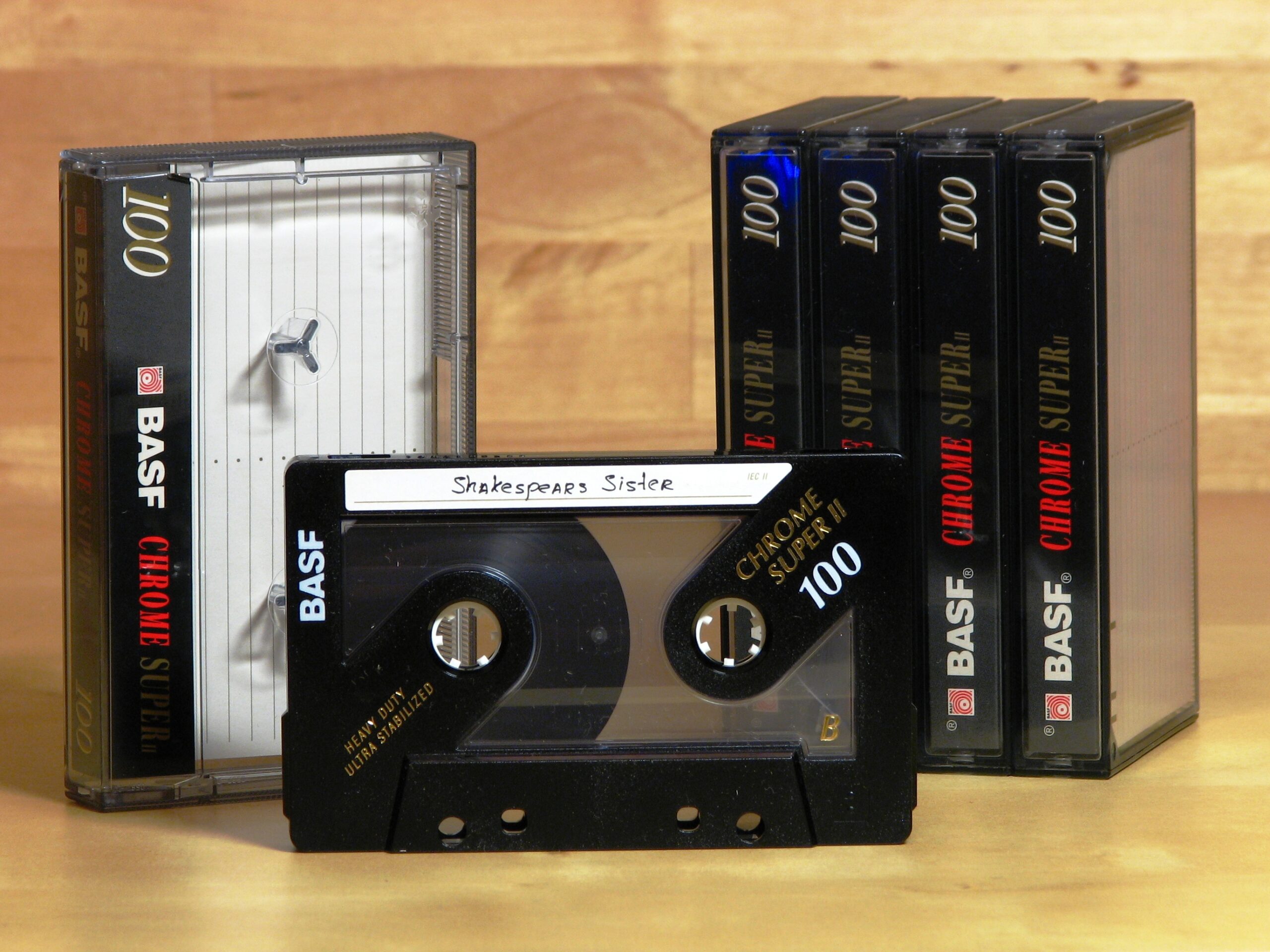 BASF Chrome Super II 100 Audiokassetten aus den 1990ern