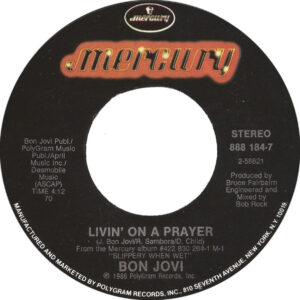 4. Bon Jovi – Livin’ on a Prayer