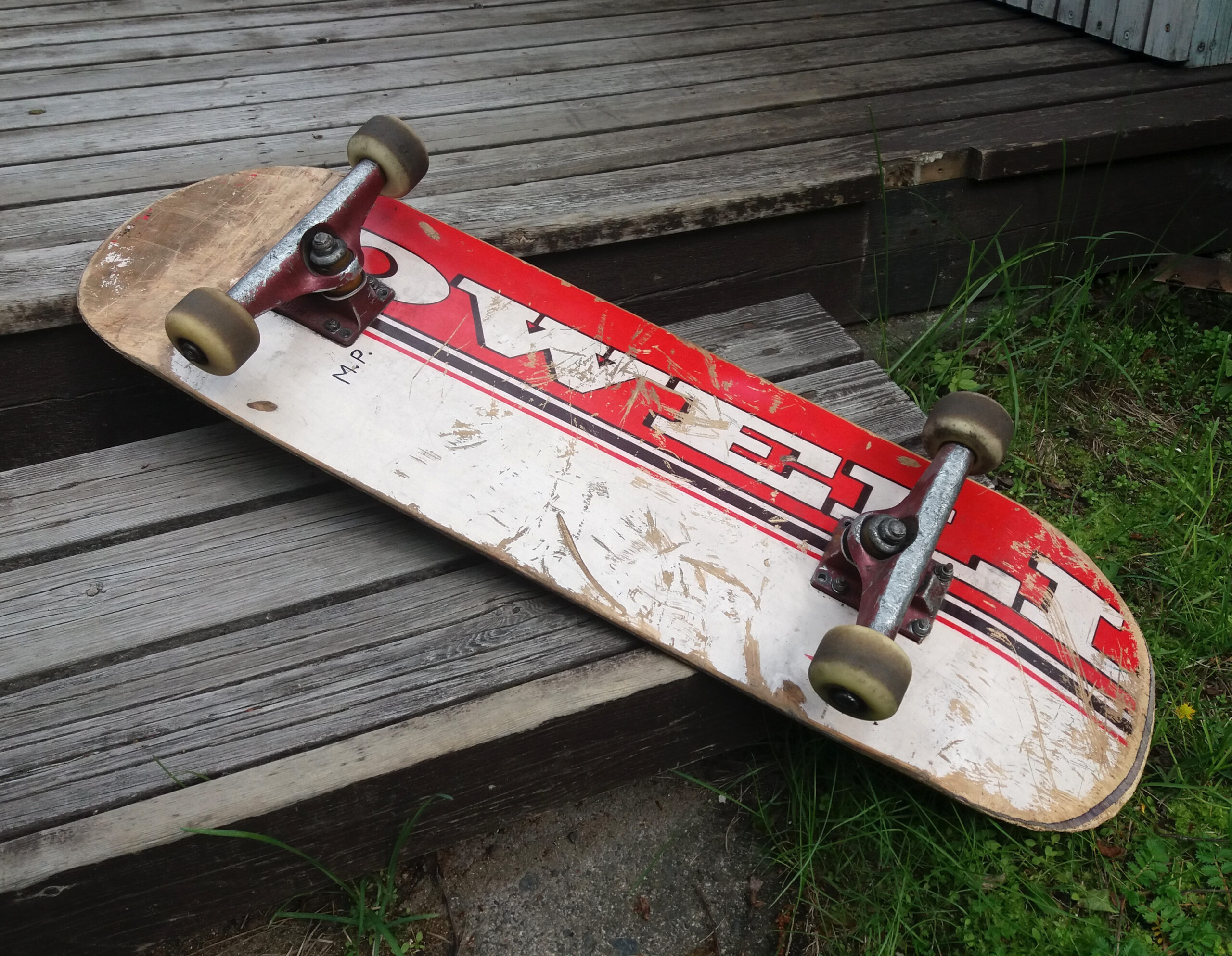 Skateboard aus den 1990ern