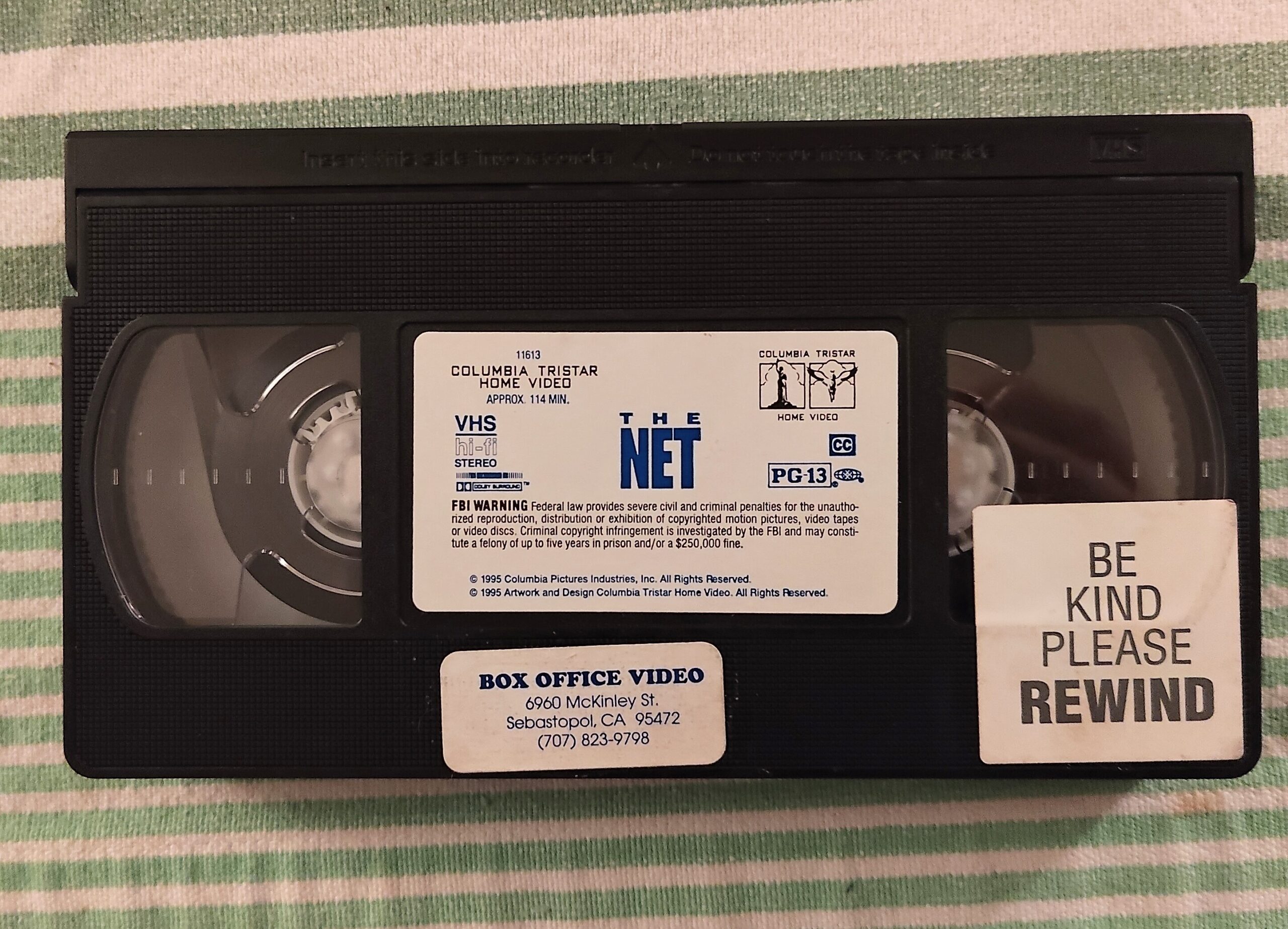 VHS-Kassette aus der Videothekenzeit